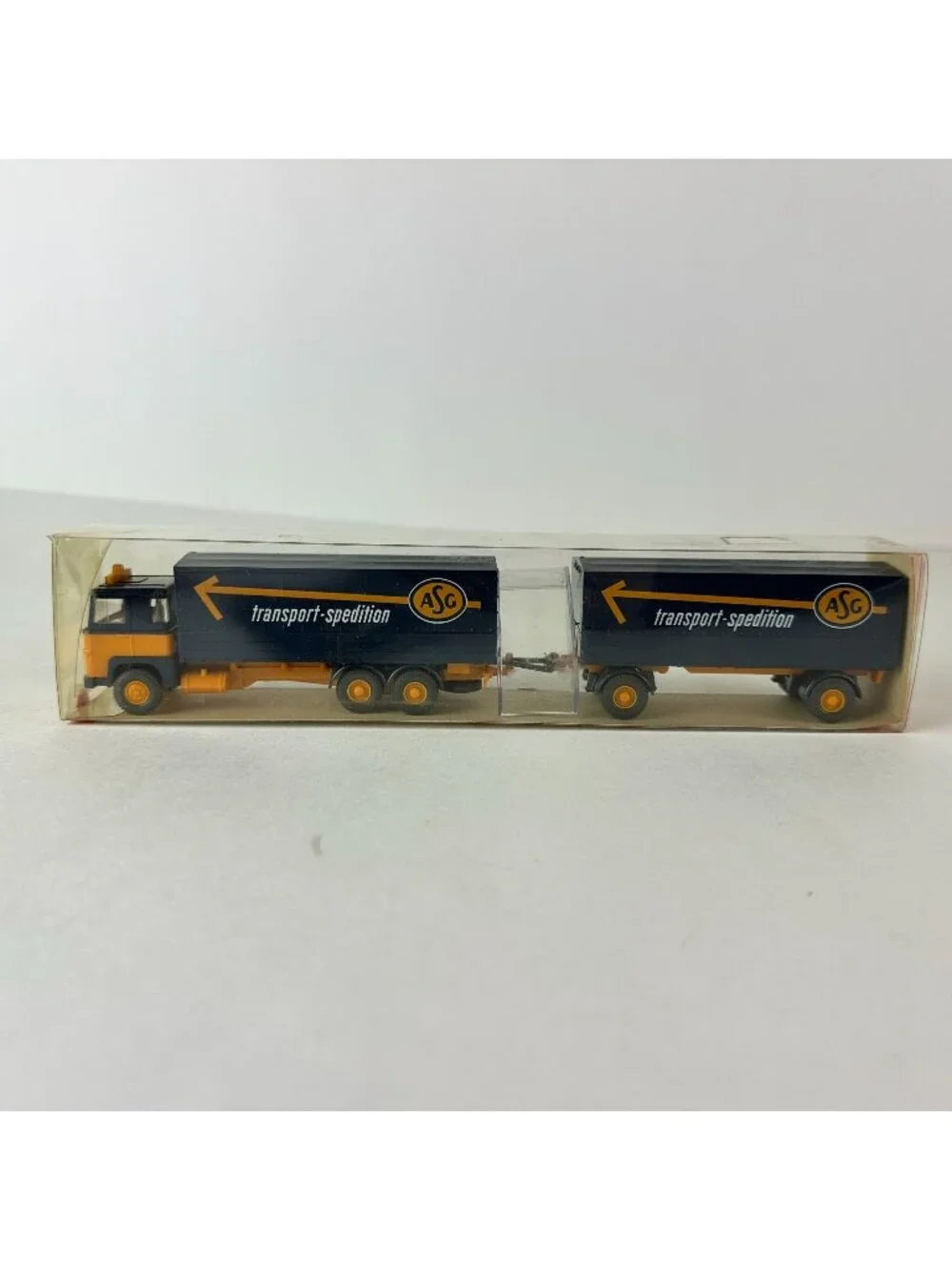 Wiking ASG Fernlastzug 2460 Scale Model Truck In Original Box